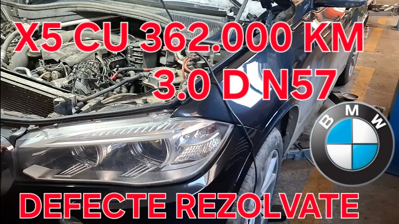 Bmw X5  F15 , a venit cu o problema ,dar am rezolvat vreo 3  😄 , curatare adimisie, alternator ..