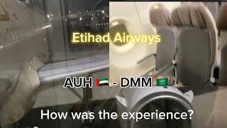 Tripreport | Etihad Economy Class ( Abu Dhabi  Dammam) | Airbus A321200 | How was the experience?