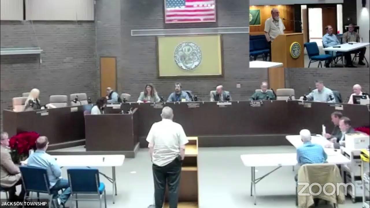 Jackson TWP Zoning Board Meeting Dec 21, 2022 YouTube