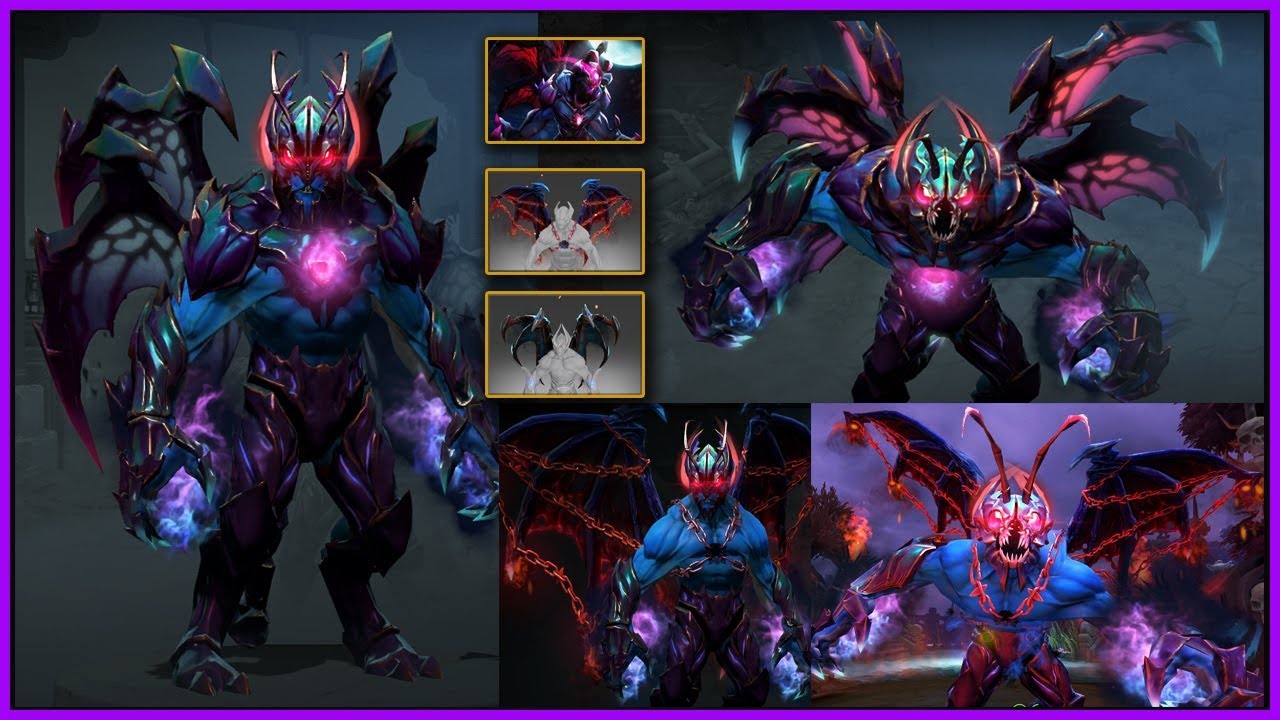 DOTA 2 NIGHT STALKER BEST MIX SET TI8 Legends of Darkheart ...