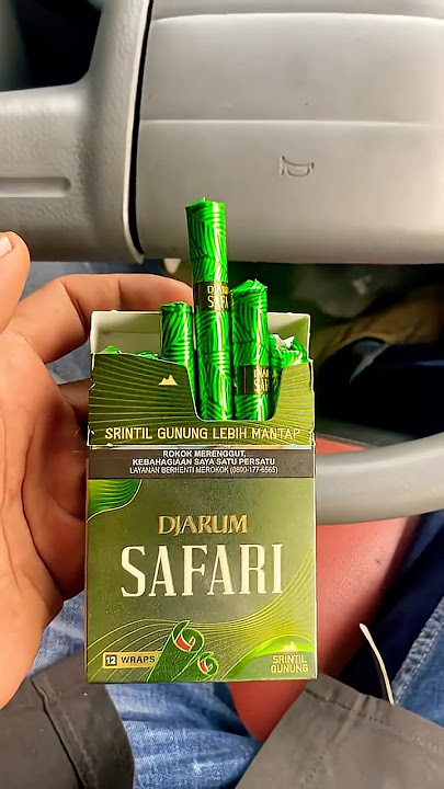 Ini bukan permen yaa, ini Djarum safari refill~ #rokoknusantara #rokok #djarumsafariwarps