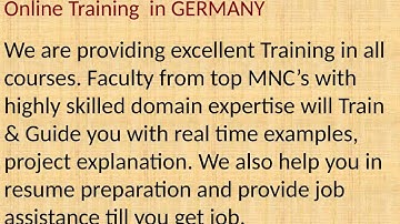 SAP ABAP WORKFLOW ONLINE TRAINING IN GERMANY