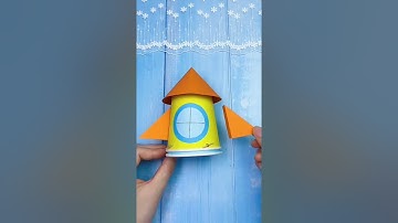 Making Rocket with Disposable Cup - Ideas for Kids Toys @SimpleIdeascreator