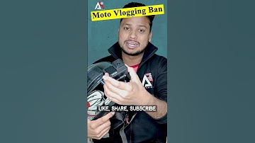 Motovlogging Is Banned In India 🏍️😲 #shorts #autoriddle #motovlogging