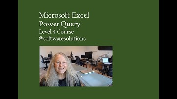 Microsoft Excel and Power Query - Video 1 Import Excel files into Power Query