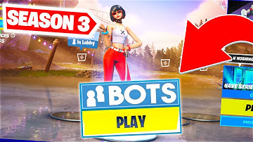How To Get BOT LOBBIES in Fortnite Chapter 3 Season 3! (Bot Lobby Tutorial)