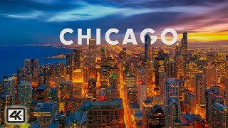Chicago, Illinois, USA  in 4K Ultra HD Drone Video