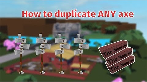 How To DUPLICATE Axes In lumber tycoon 2 (2025) Easiest Method