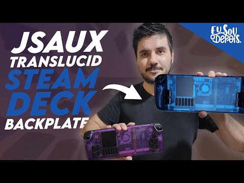 BACKPLATE TRANSLUCIDA E COLORIDA JSAUX PARA STEAM DECK  | UNBOXING E REVIEW 😍