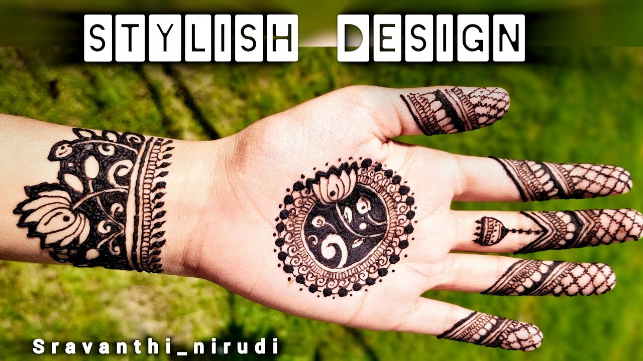 New mehndi design 2025 step by step (Sravanthi_nirudi)