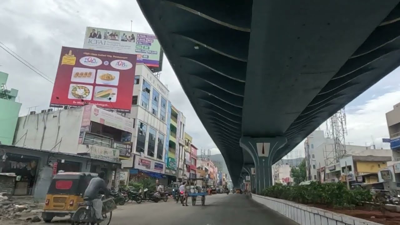 Tirupati City View on Tirupati By-Pass Road/Garuda Varadhi on 07.07.2023- Andhra Pradesh-India
