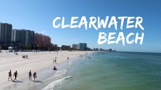 Clearwater beach - florida usa october 2016 has the most amazing soft
white sand and clear blue waters! just 90 minutes drive from orlan...