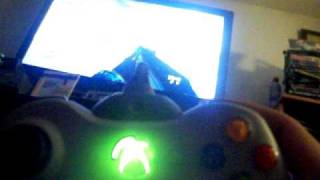 Custom Xbox 360 Controller With Rumble Activated Guide Light