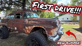 First drive! Also a ton of progress on the Oldsmobile!! High Class Trash Build Off pt.18