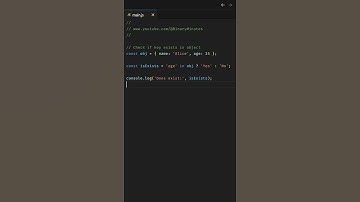 Backend | JavaScript - Check if key exists in object #shorts