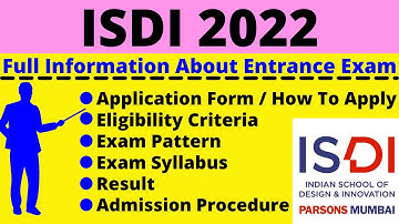 All About ISDI 2022: Notification, Dates, Application, Eligibility, Pattern, Syllabus, Admit Card