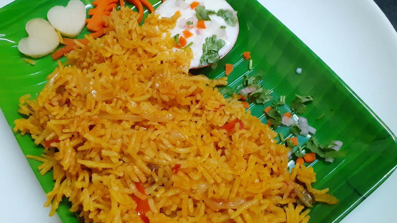 Kuska Recipe in Tamil Plain Biryani Lunch Box Recipe Yummy zone