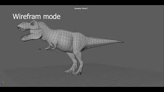 T-REX Modelling and Texturing Demo Reel(Play blast)