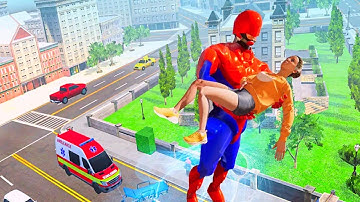 Flying Spider Robot Superhero Vice City Rescue Mission Android Gameplay By Games Zone