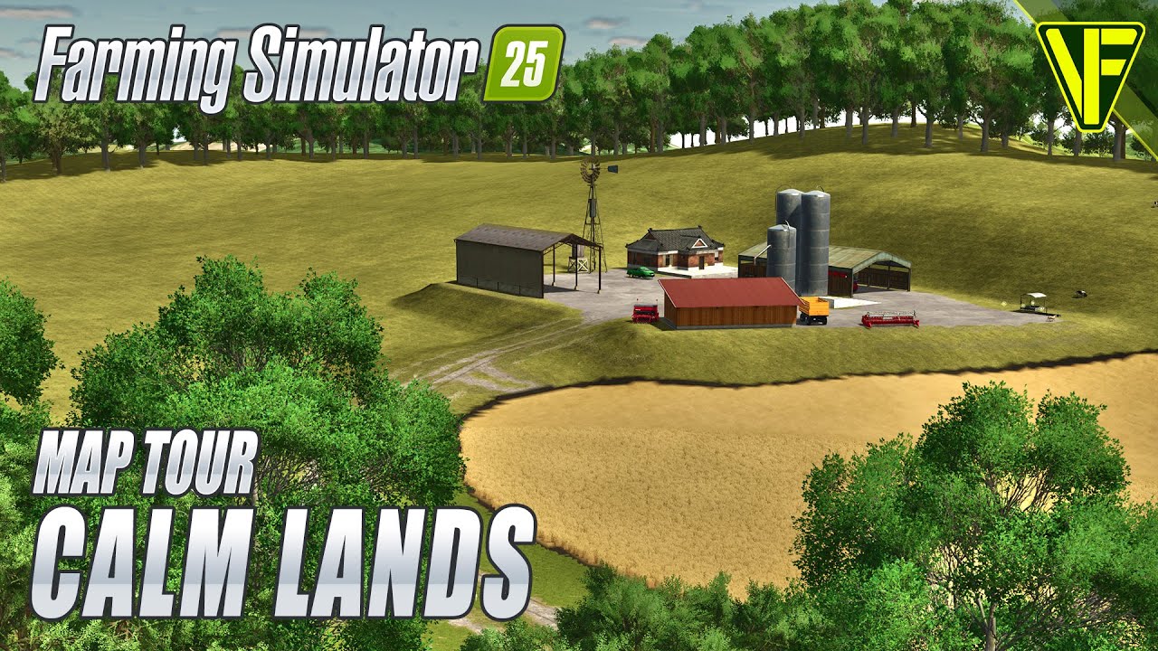 A Map With Freedom To Build! | Calm Lands | FS25 Map Tour