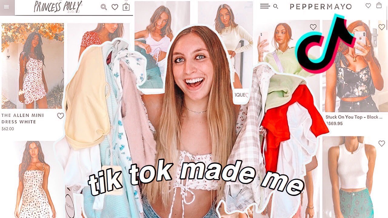 testing VIRAL tiktok online clothing stores YouTube