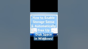 Quickly Enable Storage Sense in Windows