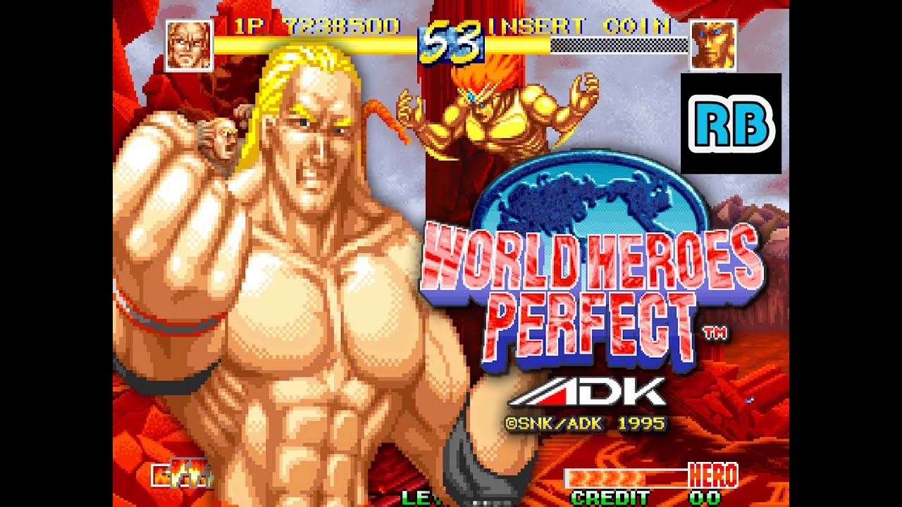 1995 [60fps] World Heroes Perfect (Euro) 7916300pts Muscle Hardest