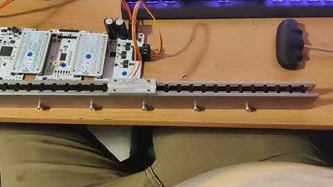 DIY Ironless linear motor open loop control