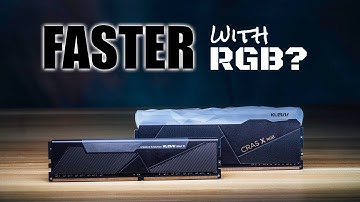 Is RGB RAM Actually Faster? - KLEVV 3600MHz BOLT X and CRAS X RGB Review