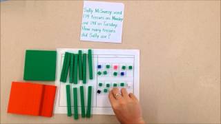 Modeling 3-digit addition