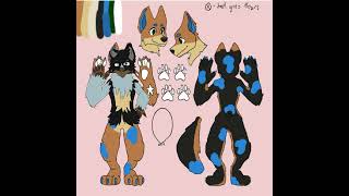 Drawing a ref sheet of bandit