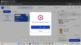 MenuQR: Hướng dẫn tạo mã PIN  khi nhân viên xóa món