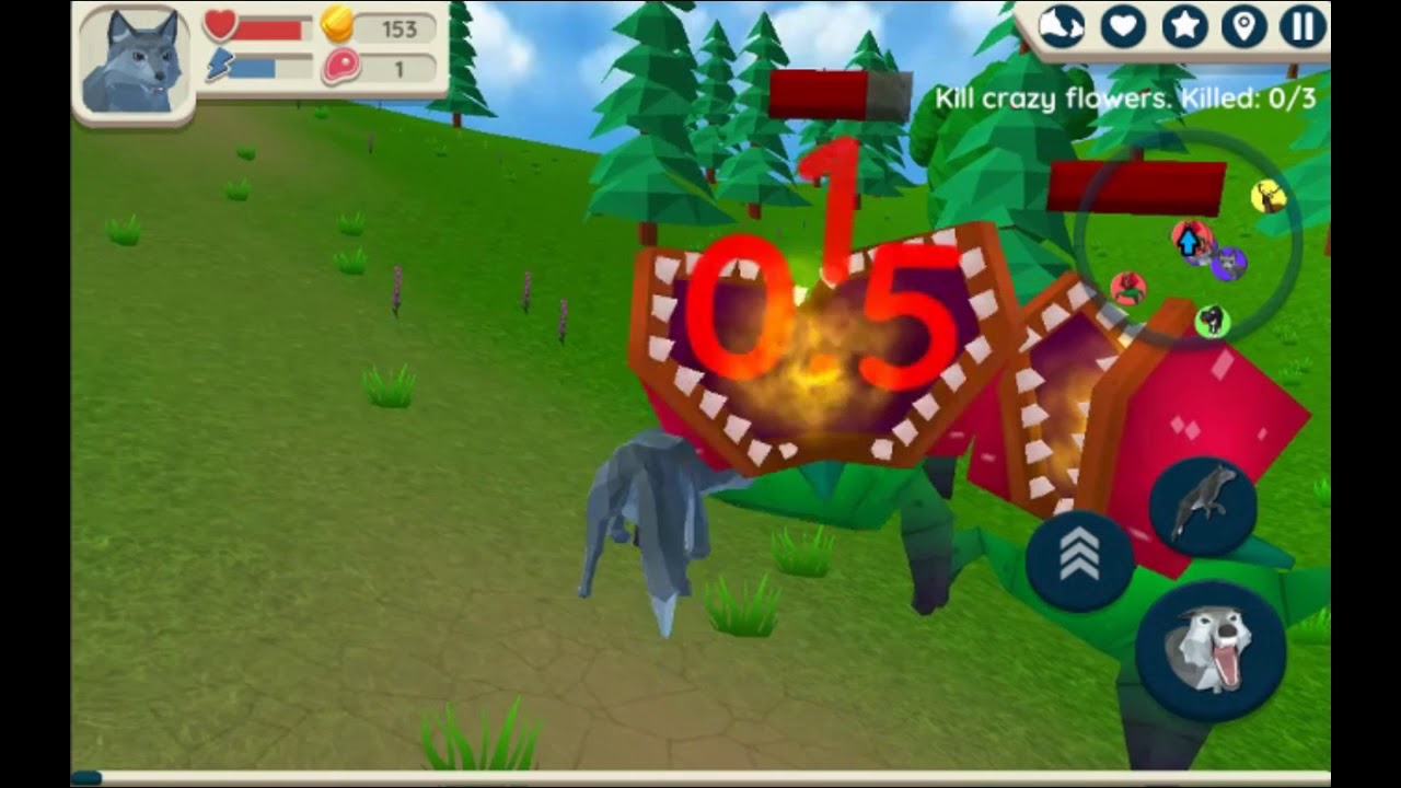 Wolf Simulator: Wild Animals 3D MOD APK cover