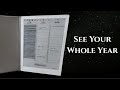 How I Use My Supernote for Long Term Planning