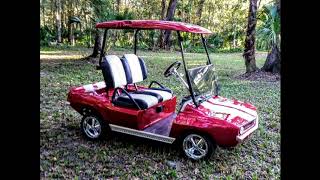 Golf Cart Man 69 Camaro Golf Cart