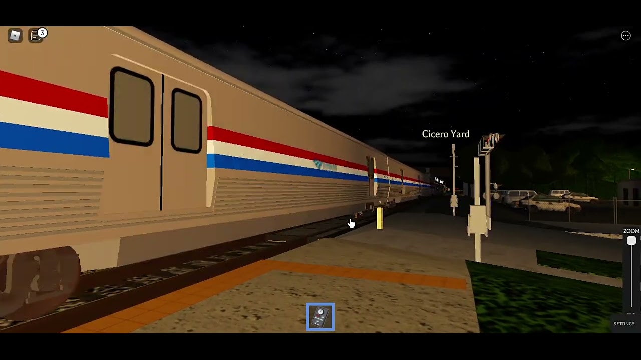 Roblox Amtrak California Zephyr 5 and Southwest Chief 3 flies by