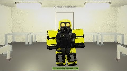 Roblox SCP M.T.F Beta-7 "Maz Hatters" (Avatar Build)