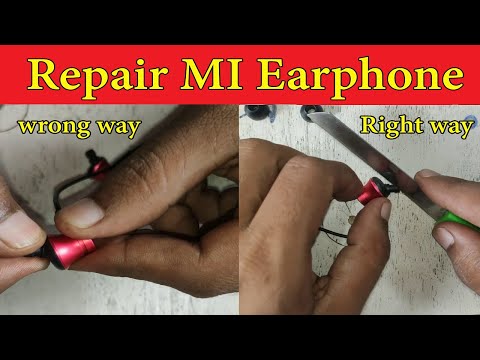 How to open MI Earphone for Repairing Repair Earphone at Home