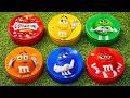 Satisfying Video | Relaxing Unpacking Vibrant Skittles and Yummy M&M'S Candy From Surprise Tins ASMR