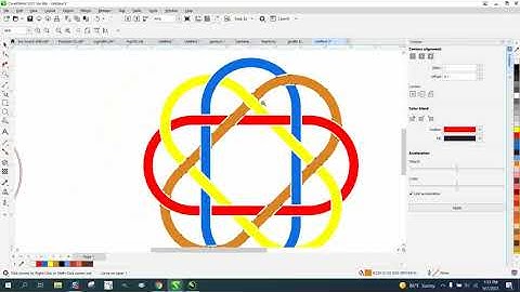 Corel Draw Tips & Tricks EASY interlocking rings Part 4