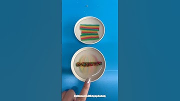 REVIEW thách đấu làm kẹo cầu vồng của ai đẹp hơn #funnyshorts #yummy #shortsviral