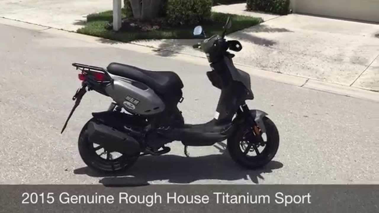 Genuine Rough House 50cc Titanium 2015 (Review) (Walk-around) - YouTube