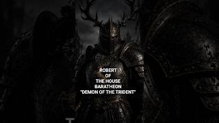 ROBERT OF THE HOUSE BARATHEON.#GameOfThrones #HouseOfTheDragon #RobertBaratheon #ASOIAF #FantasyFans