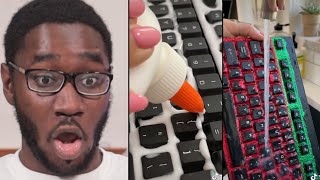 Reacting to INSANE Keyboard Tiktoks...