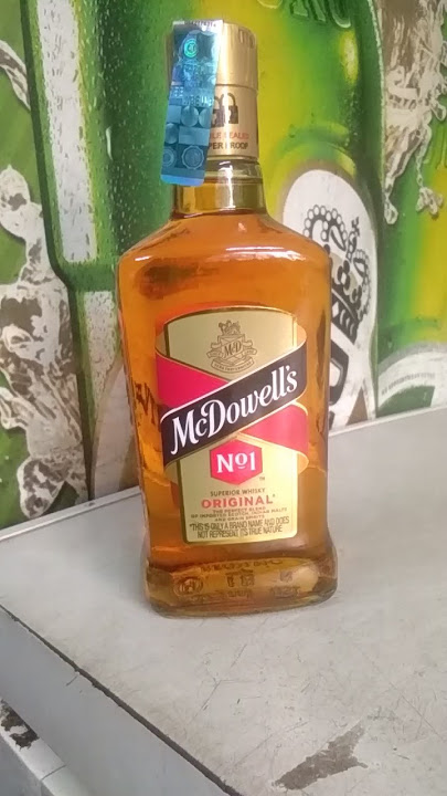 McDowell's no-1 Original Whisky /375ml /price -330/Alcohol-42.8%/West bangal India 2024