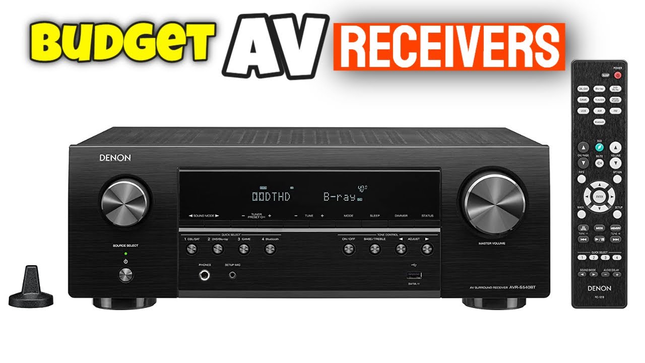 Best Budget AV Receivers For 2022 AV Receiver For Home Theater System