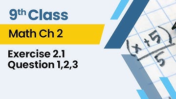 Introduction To Real Numbers - Chapter 2 - Math Class 9th - Lecture 2- Exercise 2.1- Question 1,2,3