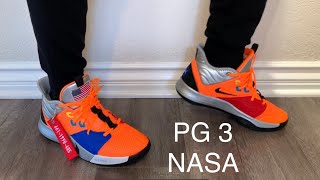 Nike PG 3 NASA Orange On Feet + Sizing (Paul George Basketball Shoe) -  YouTube