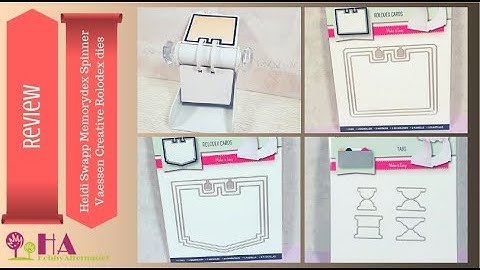 Review: Heidi Swapp Memorydex Spinner & Vaessen Creative rolodex snijmallen
