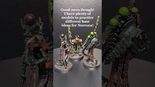 Basing Necrons #warhamer40k  #miniaturepainter  #warhammer  #warhammercommunity  #necrons